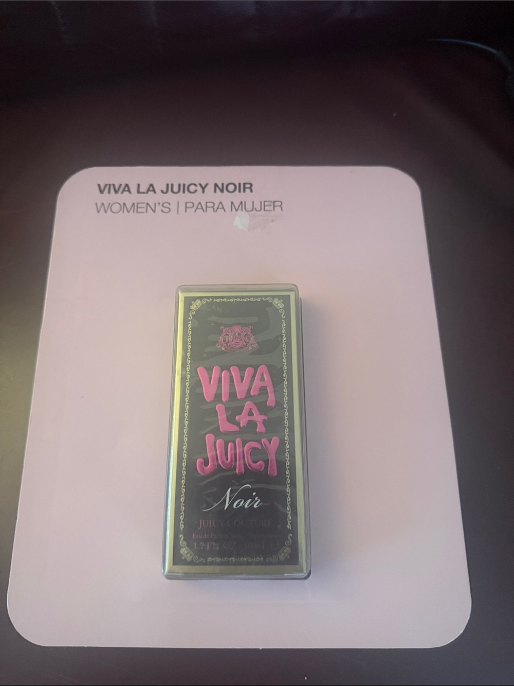 Juicy Couture Viva La Juicy Noir Lipstick — Black with Pink Logo